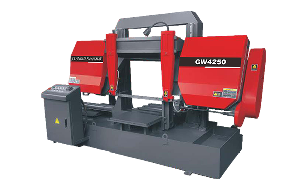 蔡甸GW4250双柱龙门卧式带锯床